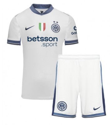 Inter Milan Segunda Equipación Niños 2024-25 Manga Corta (+ Pantalones cortos)